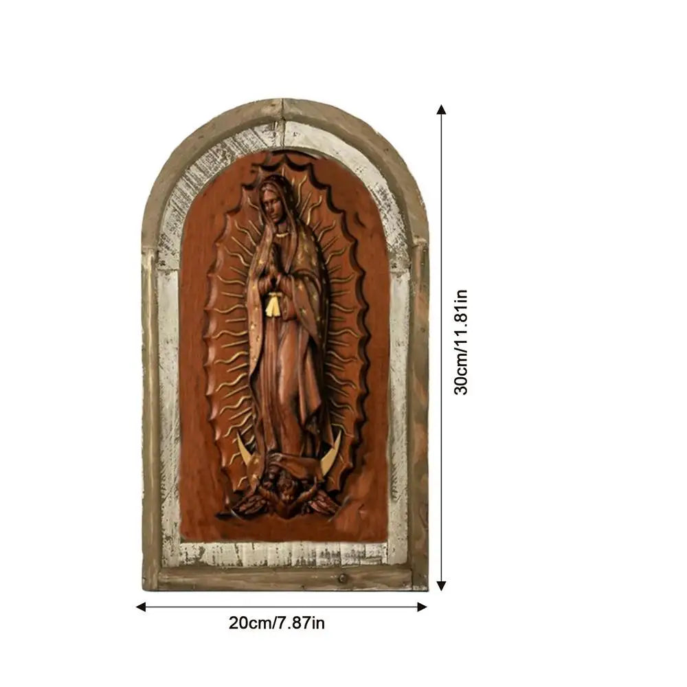 Framed Sacred Heart of Jesus Wall Art Decor Tabletop Ornament Spiritual Christian Artwork