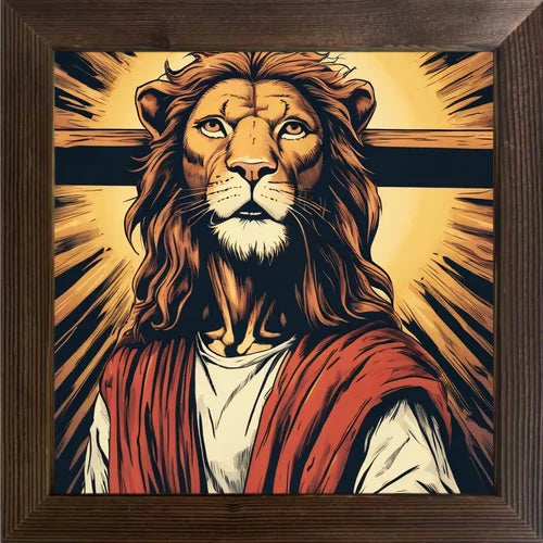 Jesus Cross Religious Art Waterproof Paper Stickers Spiritual Wall Decoration for Coffee Shop Bar Room