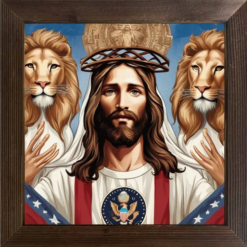 Jesus Cross Religious Art Waterproof Paper Stickers Spiritual Wall Decoration for Coffee Shop Bar Room