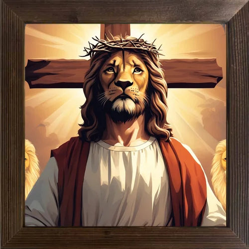 Jesus Cross Religious Art Waterproof Paper Stickers Spiritual Wall Decoration for Coffee Shop Bar Room