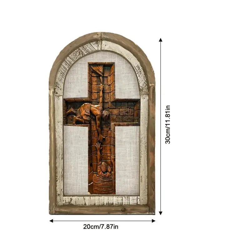 Framed Sacred Heart of Jesus Wall Art Decor Tabletop Ornament Spiritual Christian Artwork